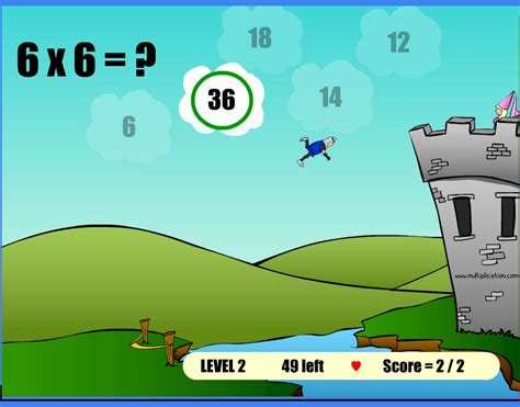 multiplacation.com games
